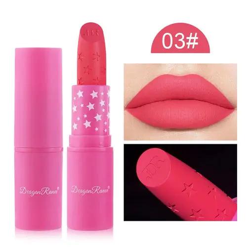 9 Colors Waterproof Rose Red Velvet Matte Lipstick Moisturizing Long Isra