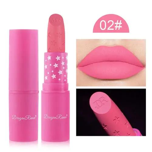 9 Colors Waterproof Rose Red Velvet Matte Lipstick Moisturizing Long Isra