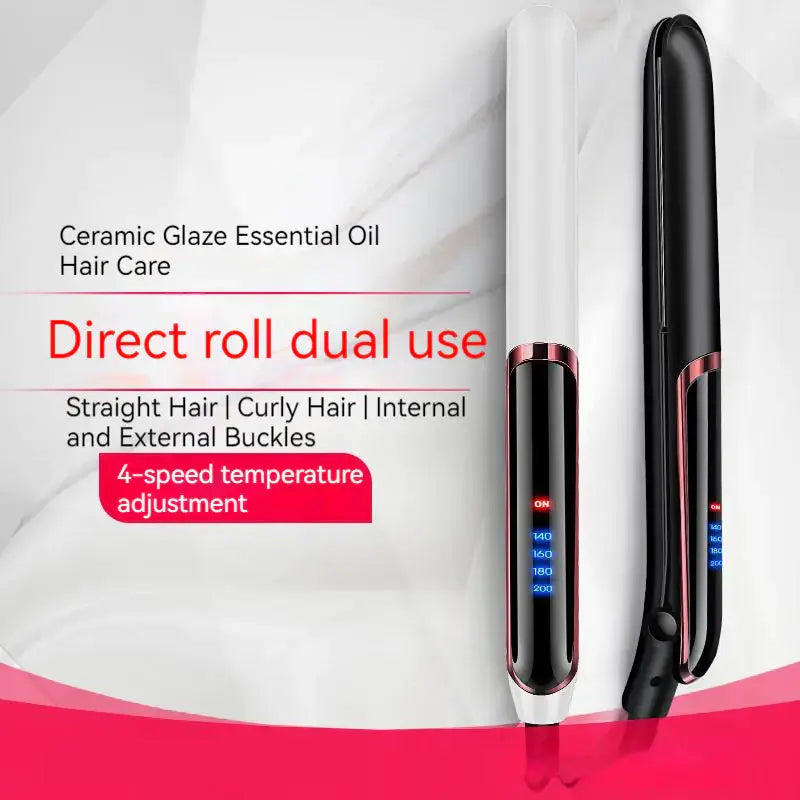 Dual-Use Curling Iron and Straightening Hair Tool Isra
