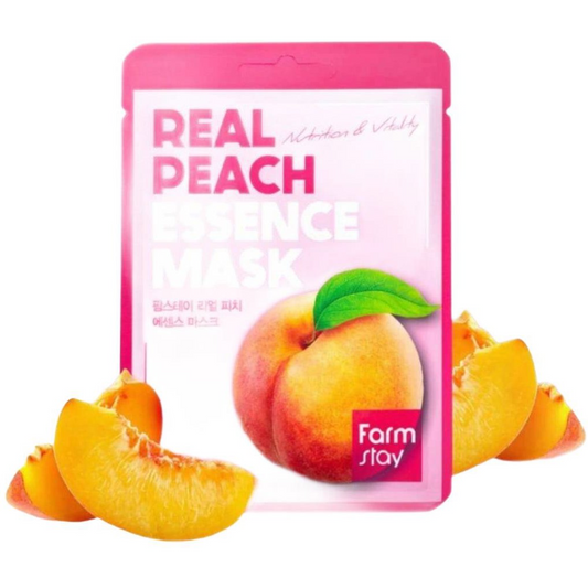 FARM STAY Real Peach Essence Mask 23 ml (8809809800307) FARM STAY