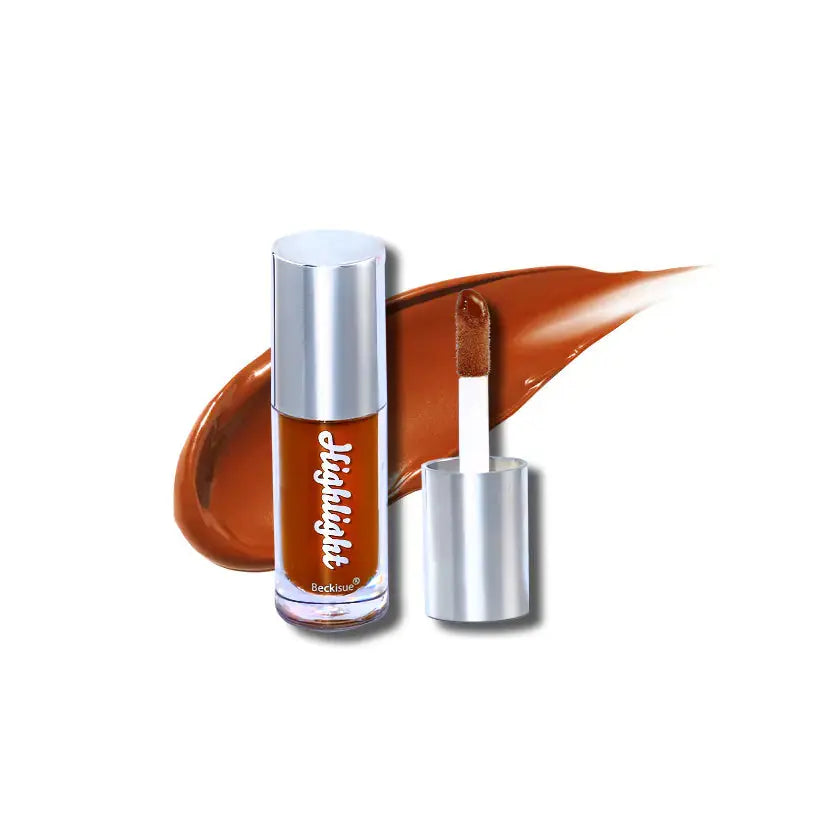 High Gloss Nude Lip Gloss with Mirror Finish Isra