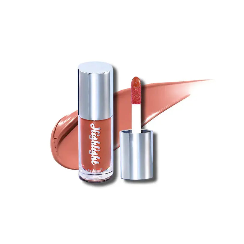 High Gloss Nude Lip Gloss with Mirror Finish Isra