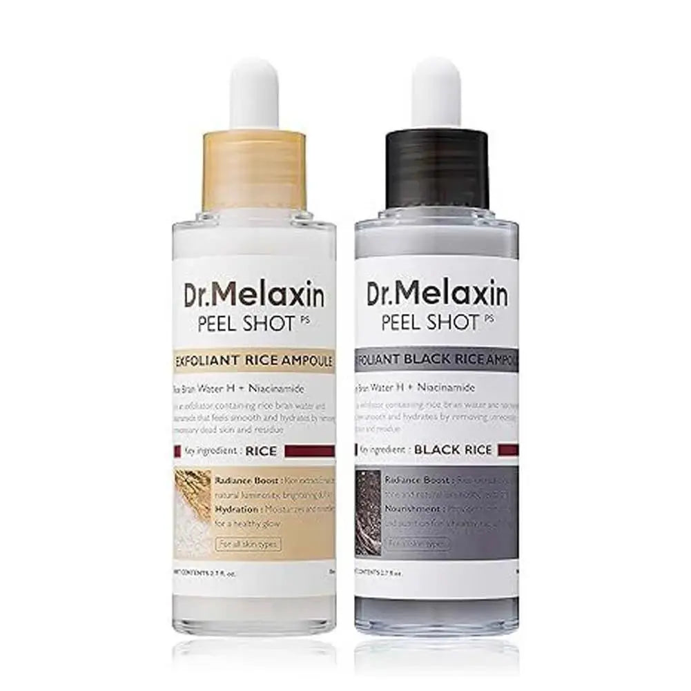 Korean Original Dr. Melaxin Rice Exfoliating Essence Hydrating Pore Shrinking Serum Facial Moisturizing Soften Korean SkinCare Isra