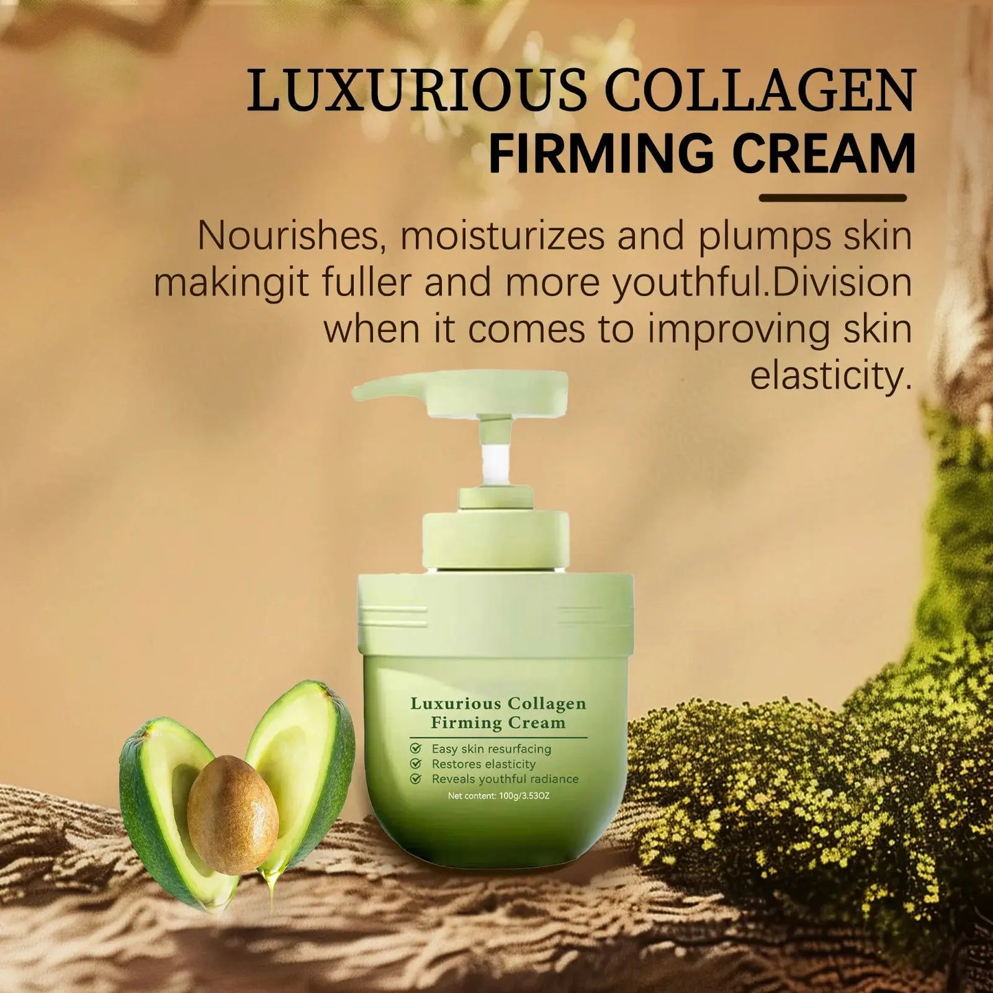 Luxurious Collagen Firming Cream - 100g for Body Skincare Moisturizing Cream Isra
