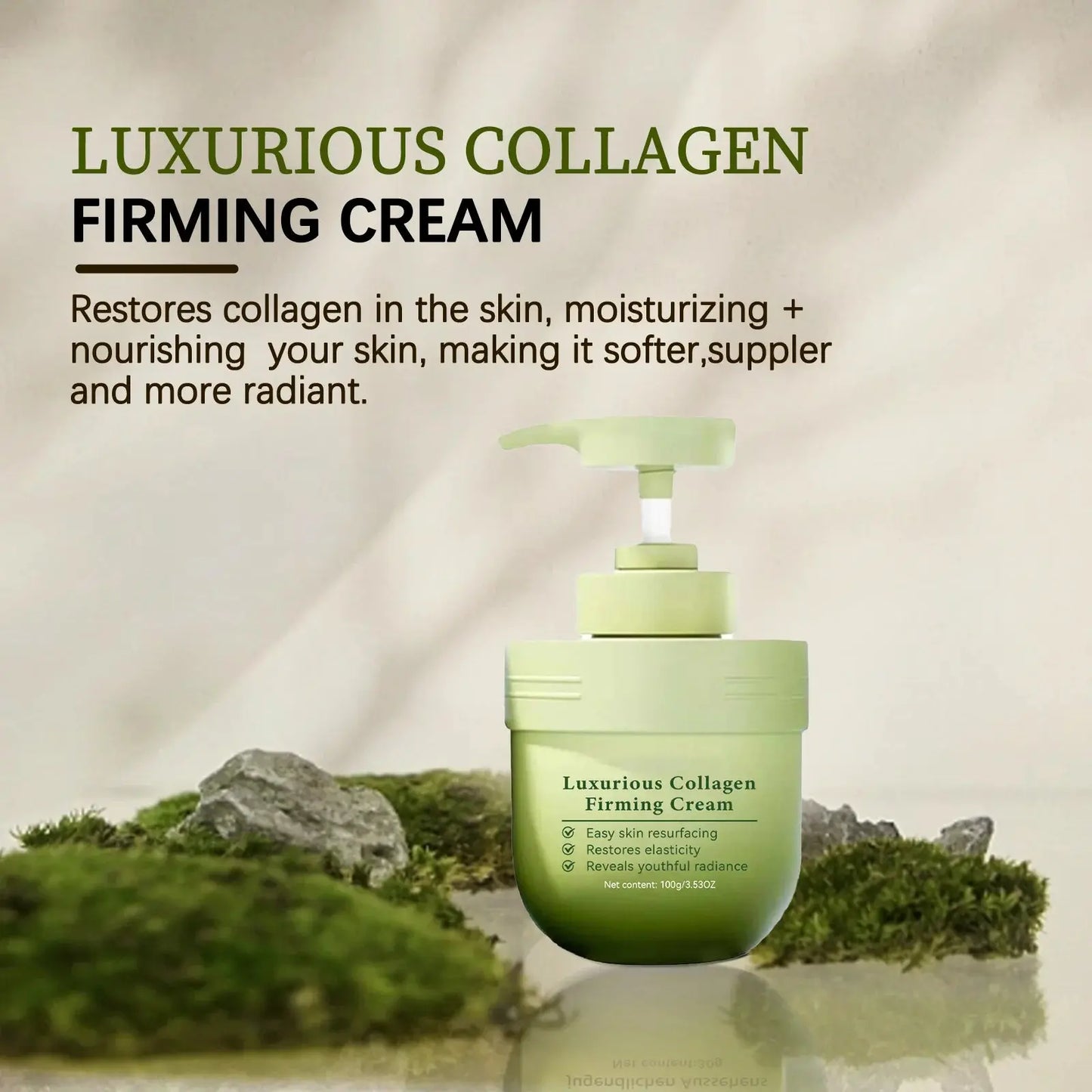Luxurious Collagen Firming Cream - 100g for Body Skincare Moisturizing Cream Isra