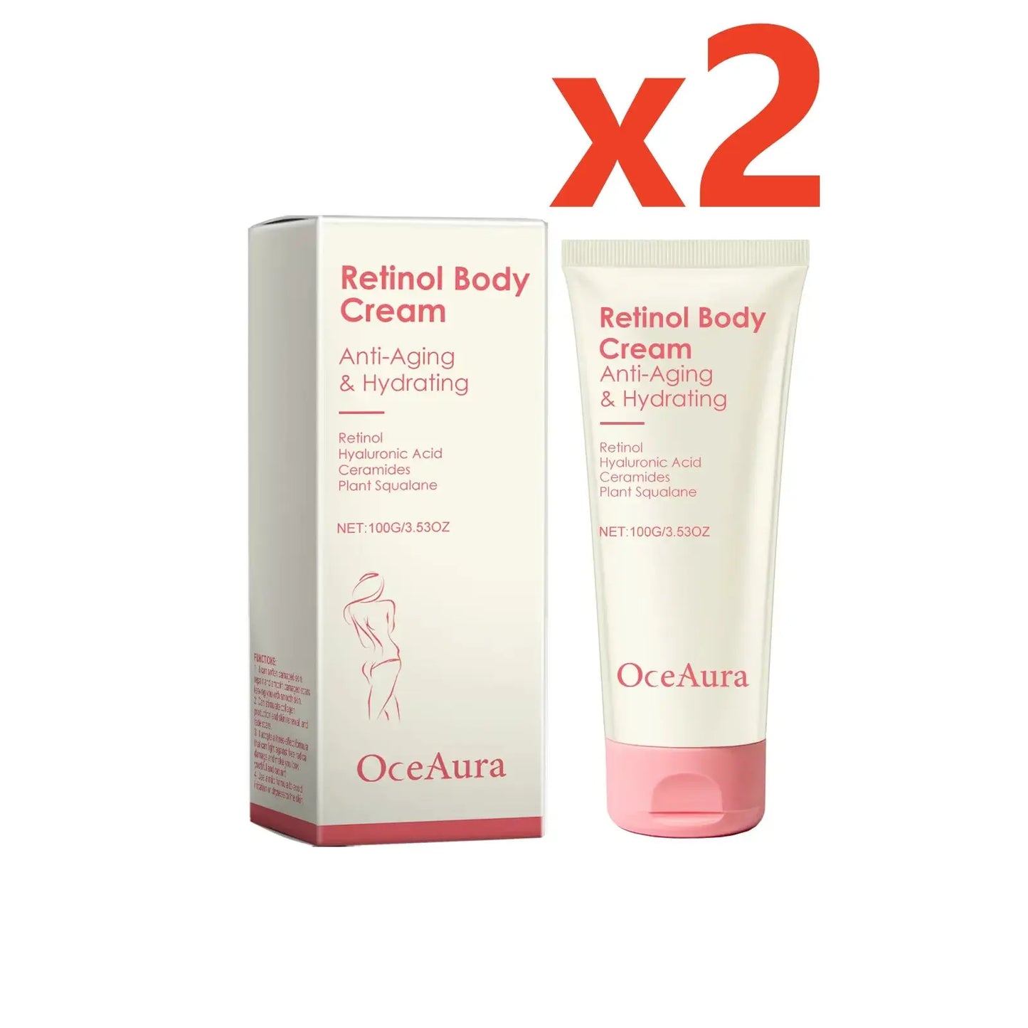 Retinol Tightening Body Lotion Anti-Wrinkle Repair Improve Sagging Skin Remove Cellulite Nourish Lift Firming Moisturizing Cream Isra