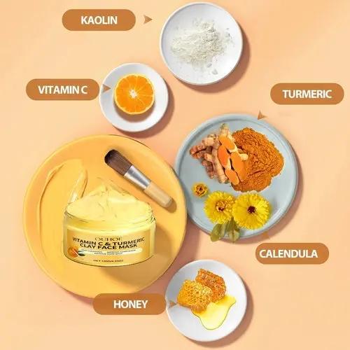 Vitamin C Exfoliating facial mask Turmeric Exfoliating facial mask Isra