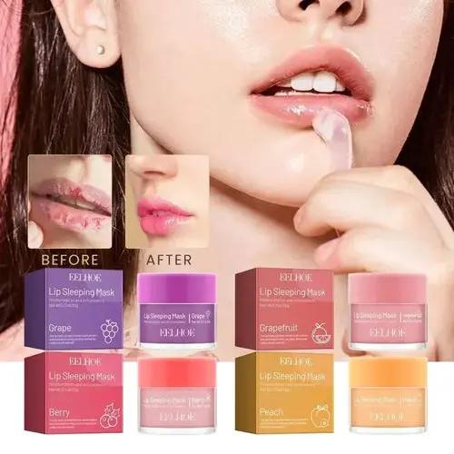 Moisturizing Sleeping Lip Mask Night Lips Care Multiple Colors Cute Isra