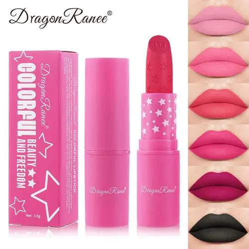 9 Colors Waterproof Rose Red Velvet Matte Lipstick Moisturizing Long Isra