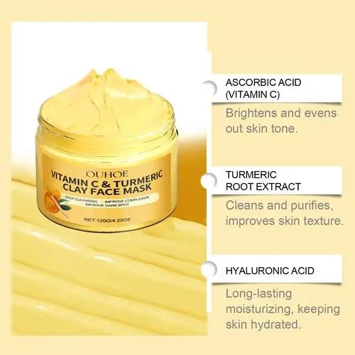 Vitamin C Exfoliating facial mask Turmeric Exfoliating facial mask Isra