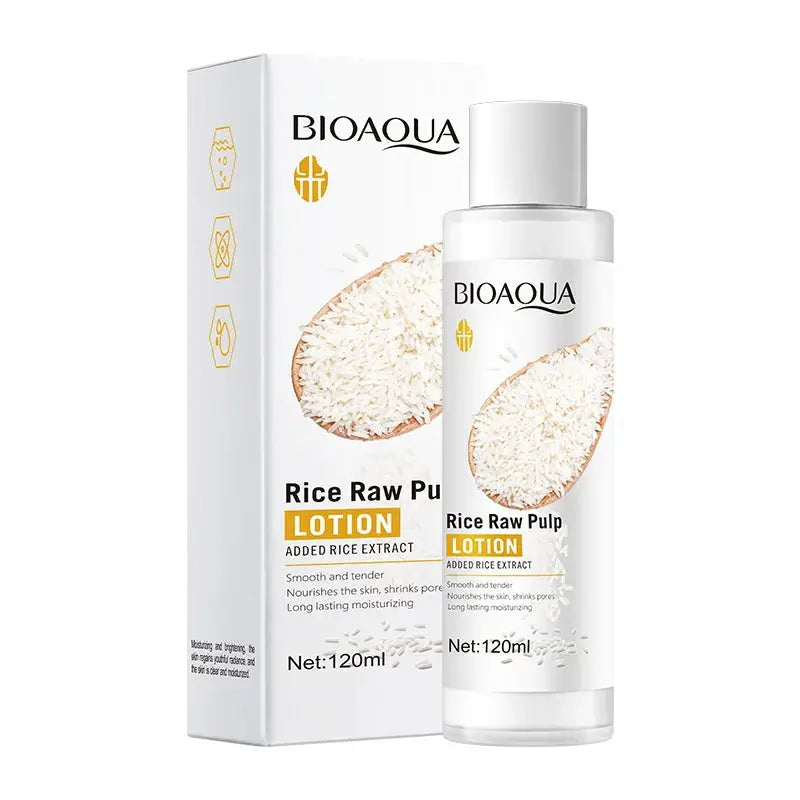 Smooth Rice Extract Skincare Set for Skin Hydration Absorbs Quickly and Leaves Skin Soft and Moisturized Isra
