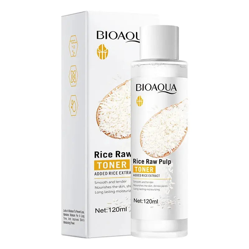 Smooth Rice Extract Skincare Set for Skin Hydration Absorbs Quickly and Leaves Skin Soft and Moisturized Isra