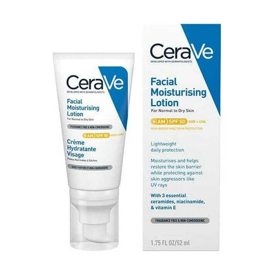 Sun Block CeraVe Facial Moisturising Lotion Spf 50 52 ml CeraVe