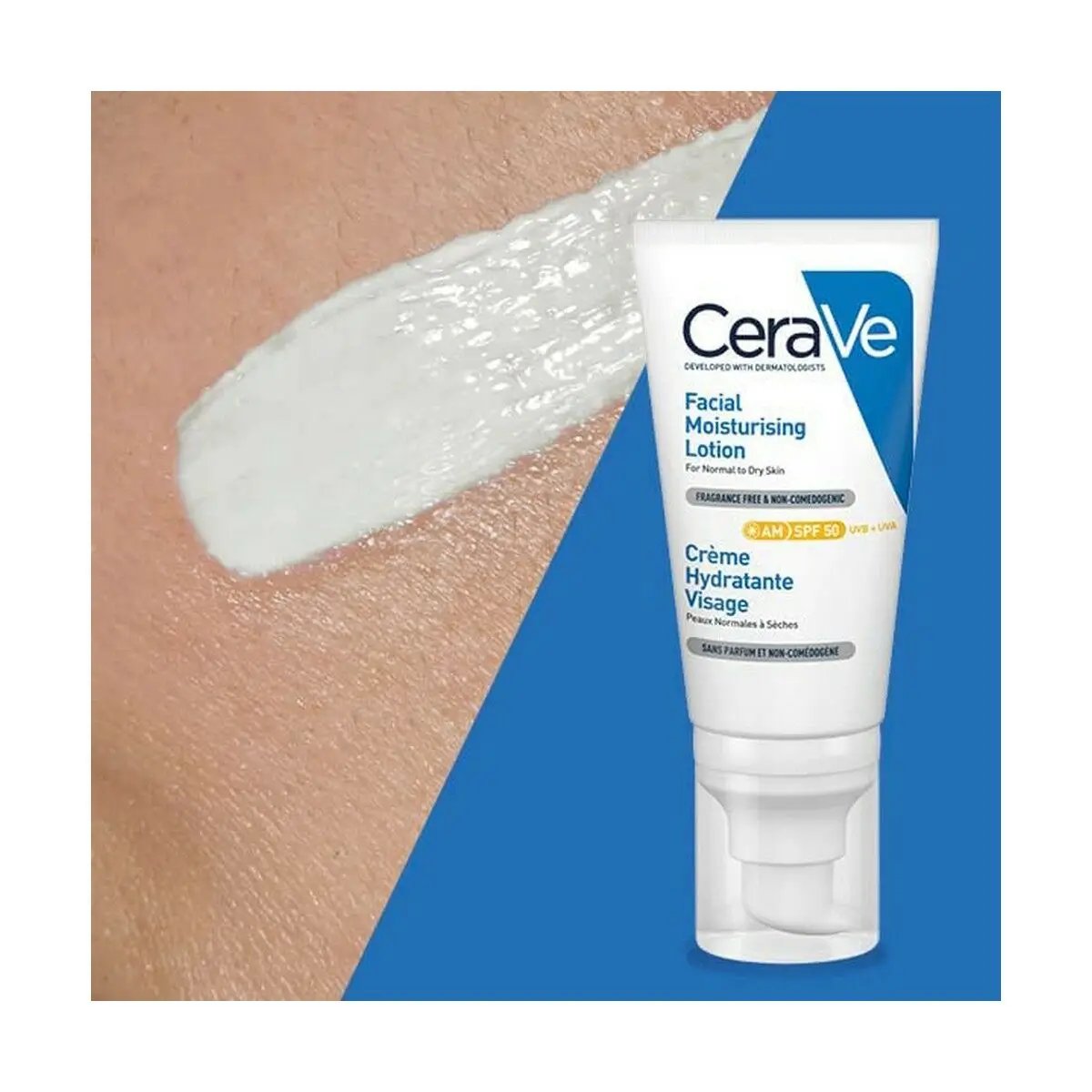 Sun Block CeraVe Facial Moisturising Lotion Spf 50 52 ml CeraVe