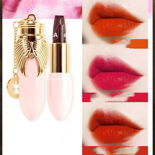 Three-Color Velvet Matte Black Lipstick Isra