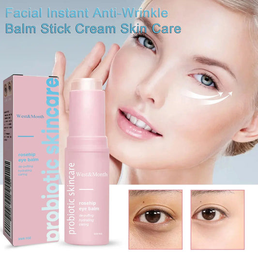 Women Extra Renewing Rosehip Eye Balm For Face Lifting Moisturizing Balm Stick Deep Hydration Moisturizer Eye Care Isra