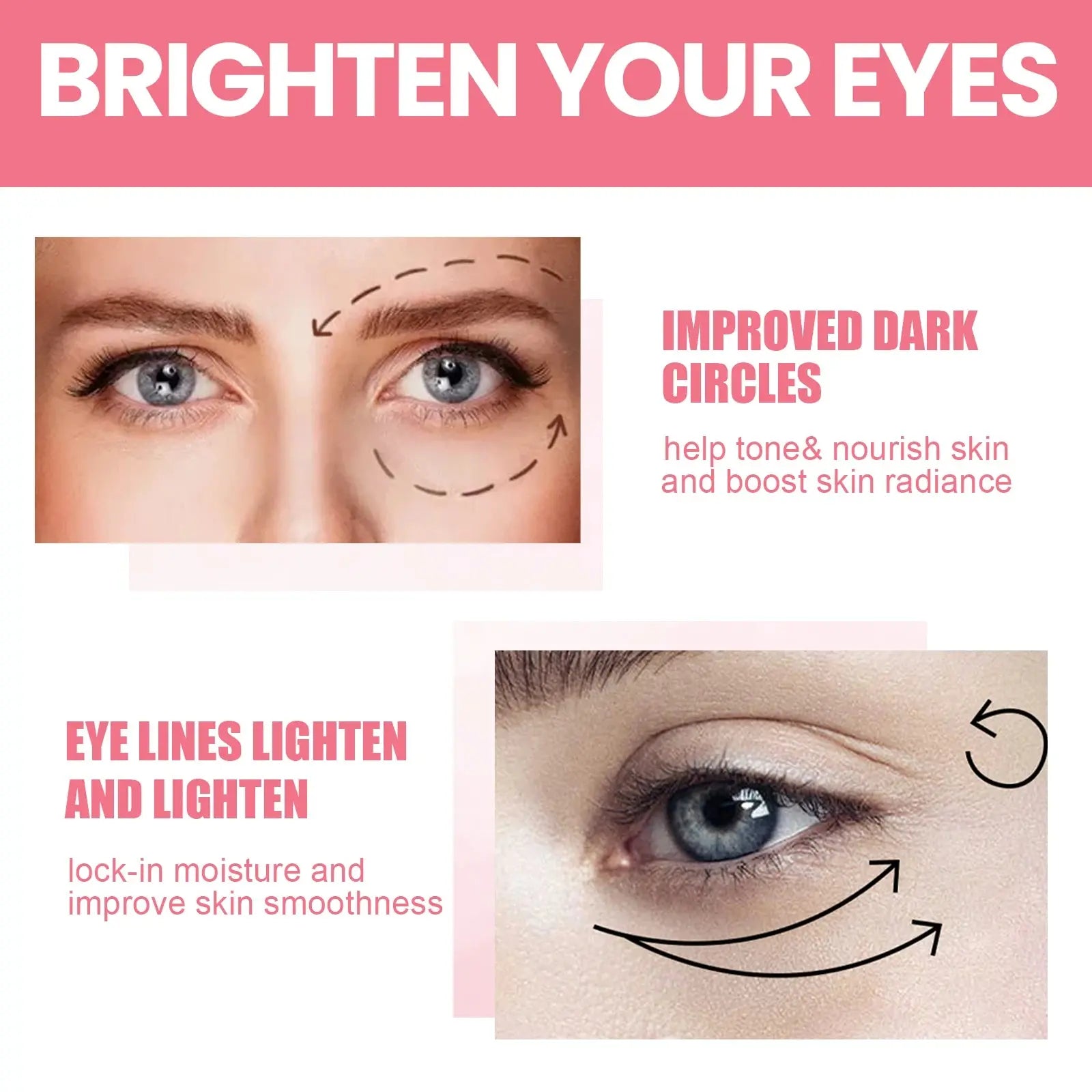 Women Extra Renewing Rosehip Eye Balm For Face Lifting Moisturizing Balm Stick Deep Hydration Moisturizer Eye Care Isra