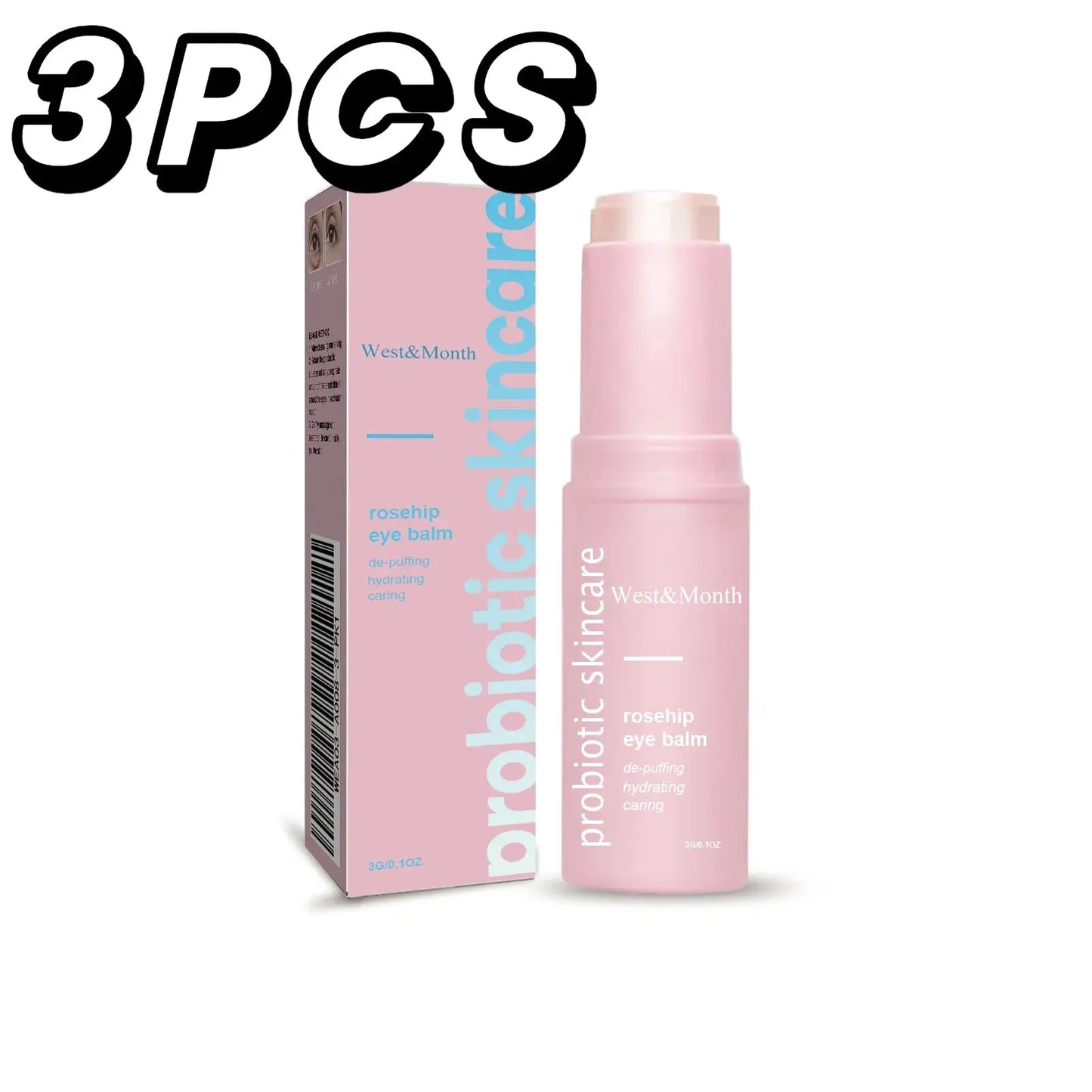Women Extra Renewing Rosehip Eye Balm For Face Lifting Moisturizing Balm Stick Deep Hydration Moisturizer Eye Care Isra