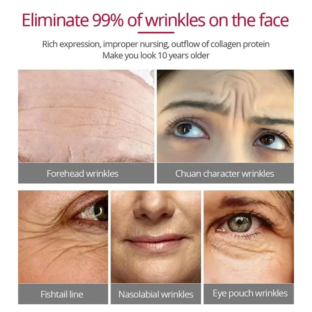 Wrinkle Remover Face Cream Fade Fine Lines Moisturizing Irming Lifting Anti Aging Facial Cream Whitening Skin Care Serum Isra