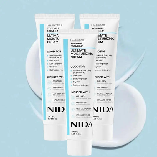 100ml Korea NIDA Moisturizing Ultimate Cream Collagen Youthful Repair Damage Skin Strengthen Barrier Daily Facial Skin Care Isra