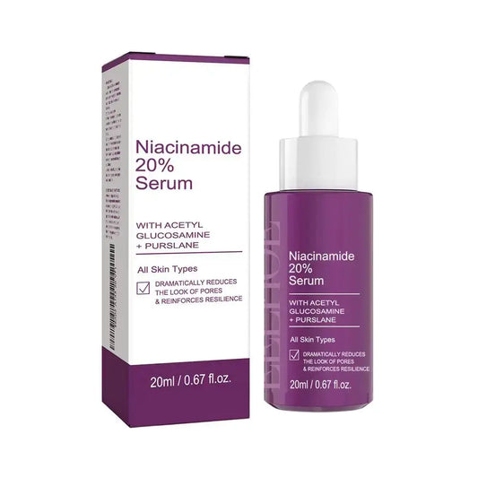 20% Niacinamide B3 Concentrated Serum for -Aging, Minimizing Large Pores & Discoloration, -Free, 0.67 Ounce Skin Care Blemish Isra