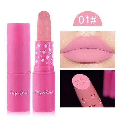 9 Colors Waterproof Rose Red Velvet Matte Lipstick Moisturizing Long Isra