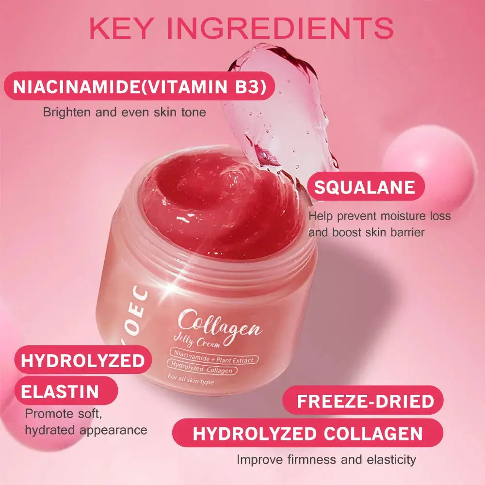 Collagen Overnight Wrapping Peel Off Facial Mask, Korean Collagen Night Wrapping Mask Deeply Hydrates Night Care Mask Cream 75ml Isra