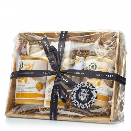 Cosmetic Set La Chinata Honey Cosmetic Basket 4 Pieces La Chinata