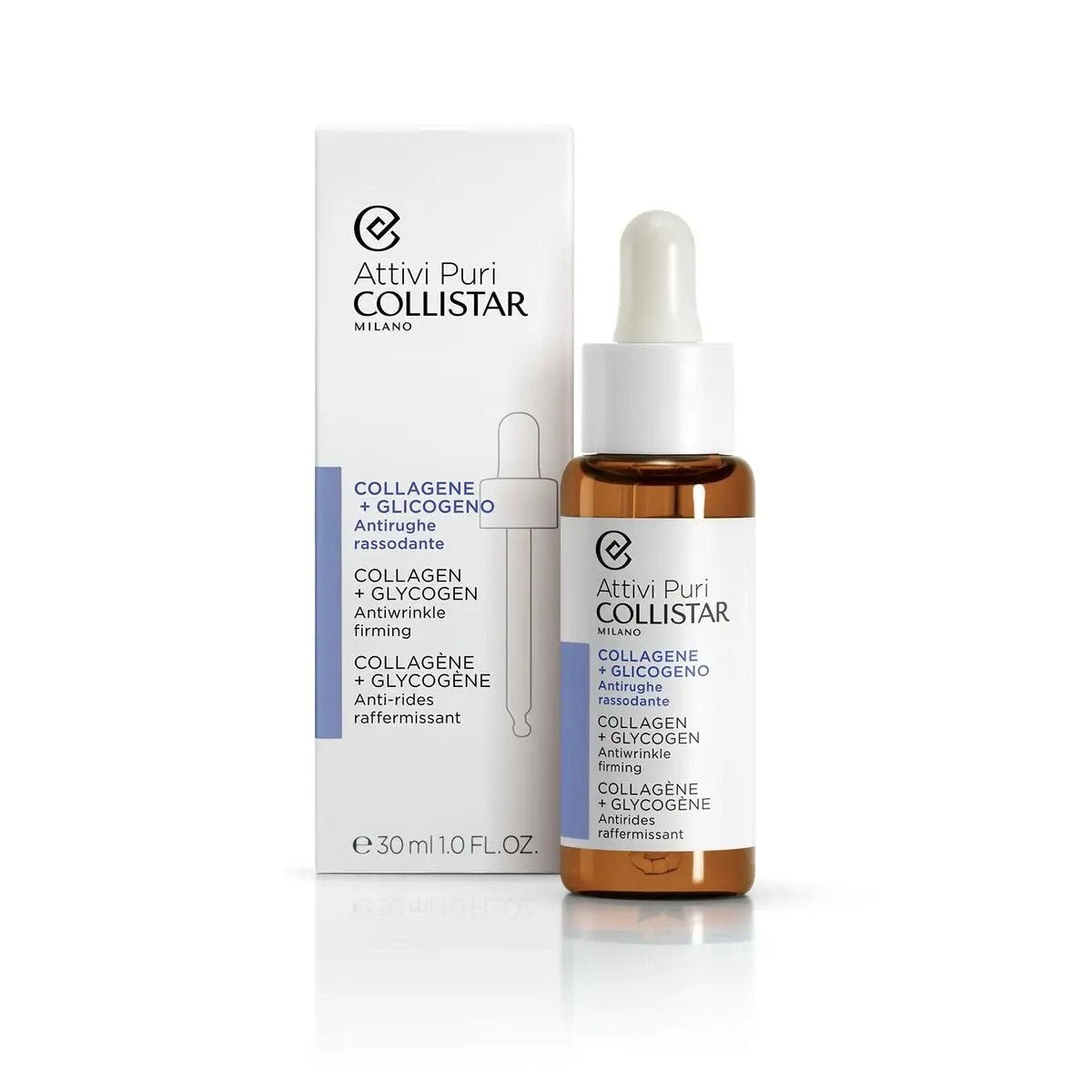 Facial Serum Collistar Attivi Puri Firming Anti-Wrinkle Collagen (30 ml) Collistar