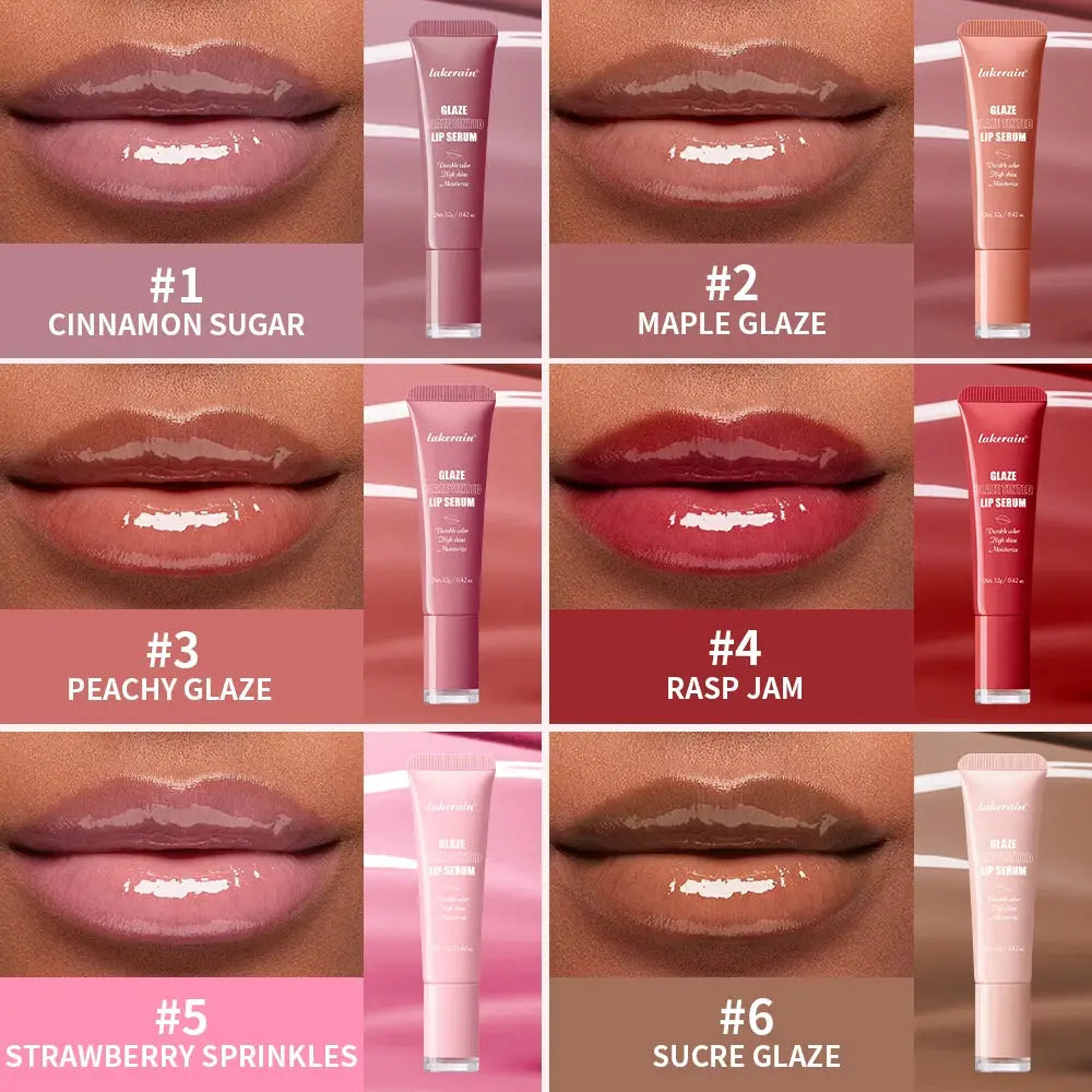 Lip Gloss Lip Glowy Balm Nourishing Tinted Moisturizer Repairing Lip Tint Glow Liquid Lips Gel Hydrating Lips Care Isra
