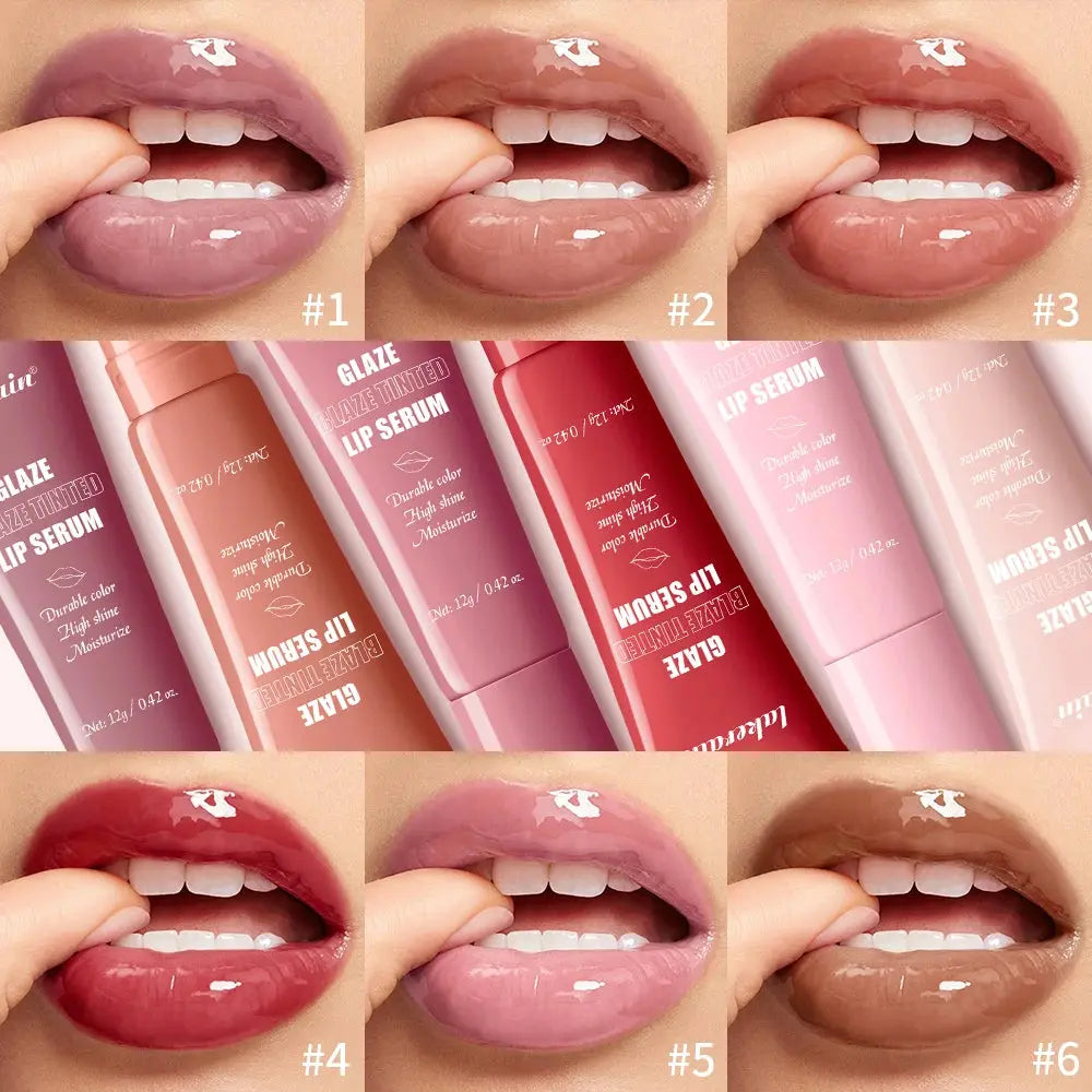 Lip Gloss Lip Glowy Balm Nourishing Tinted Moisturizer Repairing Lip Tint Glow Liquid Lips Gel Hydrating Lips Care Isra