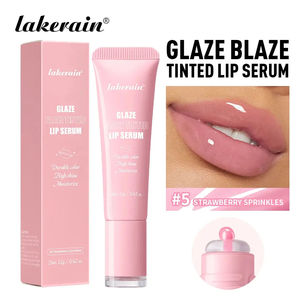 Lip Gloss Lip Glowy Balm Nourishing Tinted Moisturizer Repairing Lip Tint Glow Liquid Lips Gel Hydrating Lips Care Isra