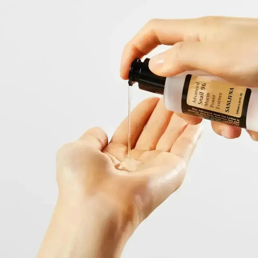 Snail Mucin 96% Korean Skin Care Facial Essence Fading Fine Lines Repair Essence Firming Facial Snail Brightening Anti-Aging Isra