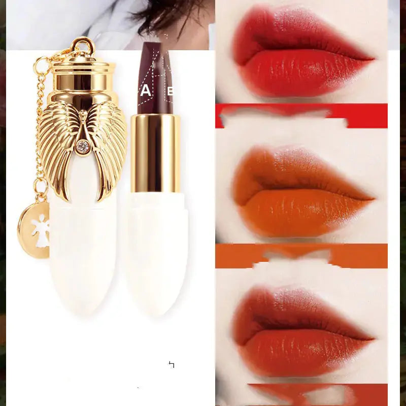 Three-Color Velvet Matte Black Lipstick Isra